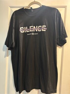 Black Canadiens 'Silence' Graphic Tee - Inclusion & Respect